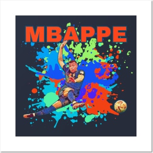 Kylian Mbappe Posters and Art